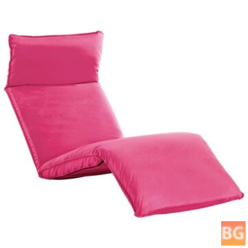 Sunlounger with Fabric Cover