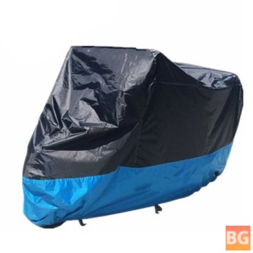 Waterproof Motorcycle Cover - Blue/Black (M-XL)