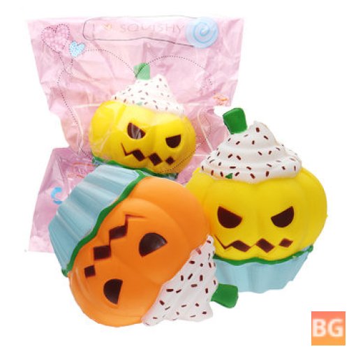 Halloween Pumpkin Squishy 13*10CM -slowrising soft toy gift collection with packaging