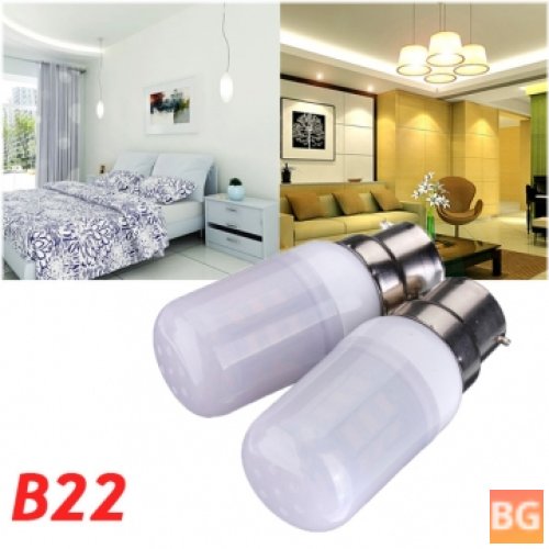 White/Warm LED Corn Light Bulb - B22