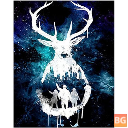 5D Diamond Painting - Deer Diamond Embroidery Cross Stitch Drill