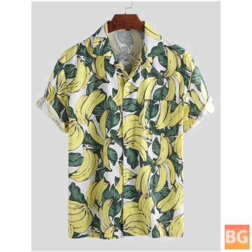 Casual Shirts for Men - Banana Printing