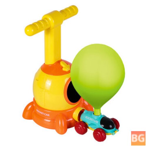 Inertial Power Balloon Car - Learning Education Toy for Kids