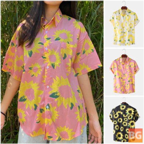 Hawaiian Casual Men's T-Shirts - loose short sleeve holiday beachT-shirt
