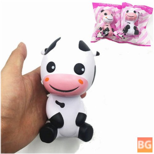 Baby Cow Jumbo 14cm Slow Rising Toy with Animals Collection