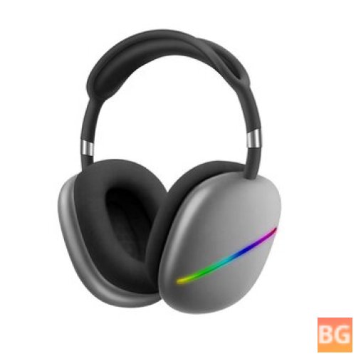 MAX10 MAX11 Bluetooth Wireless Headphones with HiFi Bass and RGB Light