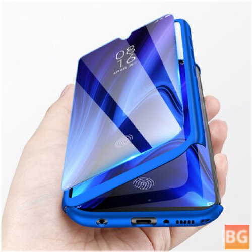 For Xiaomi Mi A3 / Xiaomi Mi CC9E - 360° Full Body Frosted Cover Protective Case with Tempered Glass Screen Protector