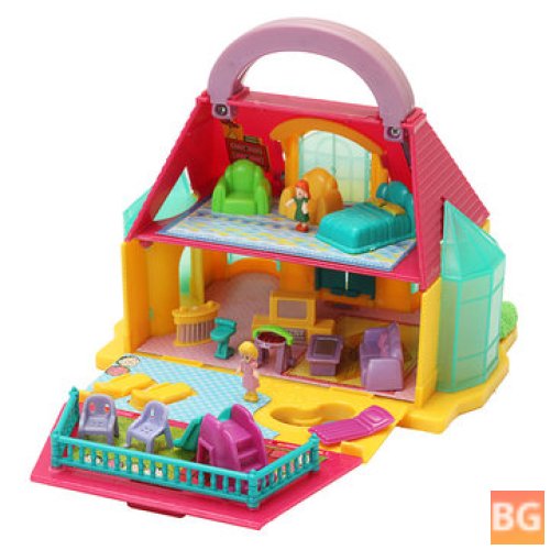 2-Story Townhouse Play House for Kids - Doll House