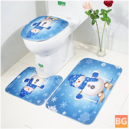 Christmas Toilet Seat Covers - Set of 3