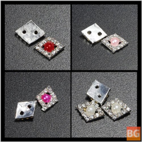 DiamonD Nail Art Stickers - 3D Glitter Pearl & Crystal