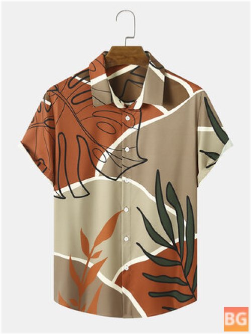 Tropical Print Shirts for Men