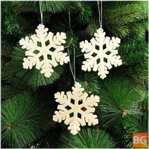 Hanging Christmas Tree Pendant with Snowflakes