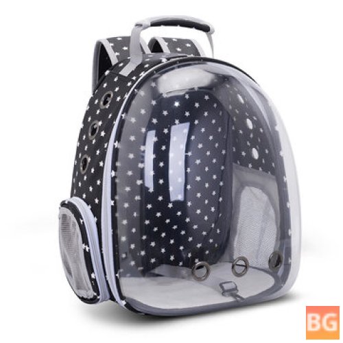 Pet Carrier for Dogs and Cats - Breathable and Transparent