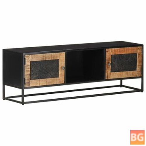 TV Cabinet with Doors and Rails - 47.2''x11.8''x15.7