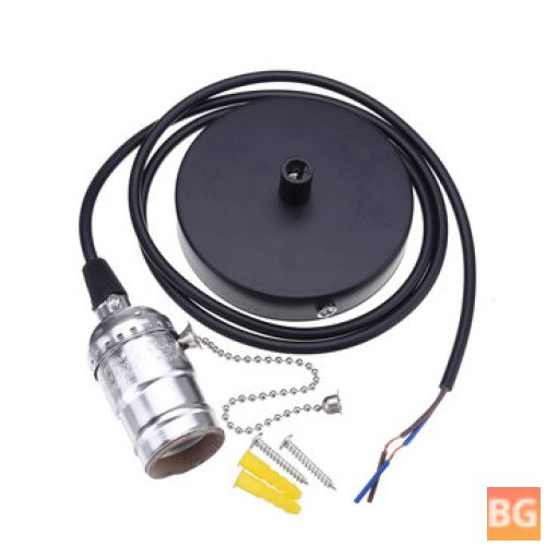 Zipper Mount Edison Light Socket Lamp Holder - Adapter with AC110-250V