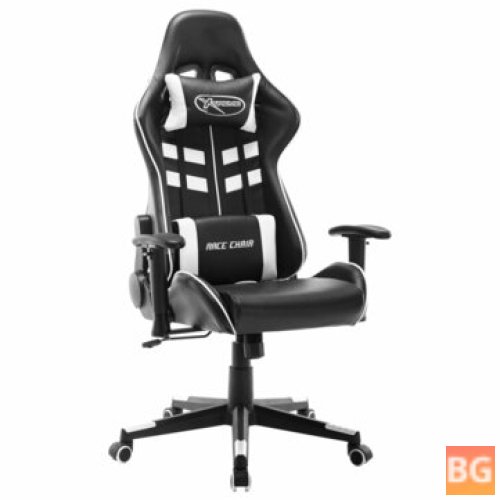 Gaming Chair - Artificial Leather Black and White