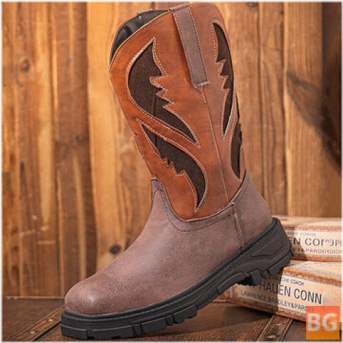 Cowboy Boot Slip-Ons - Men