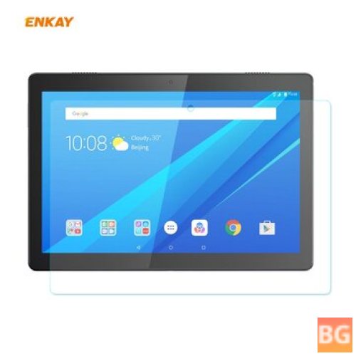 9H Curved Edge Tempered Glass Screen Protector for Lenovo M10 Tablet