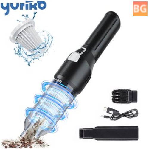 YURIKO Vacuum Cleaner - 150W - 4500Pa - Suction Eliminate Every Mess for Home and Car Cleaning