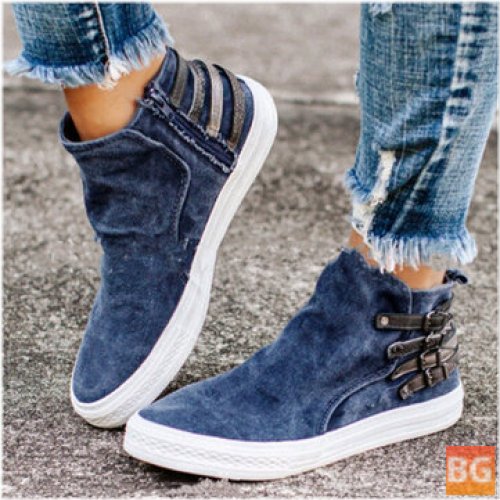 Women's Casual Shoes with Buckles