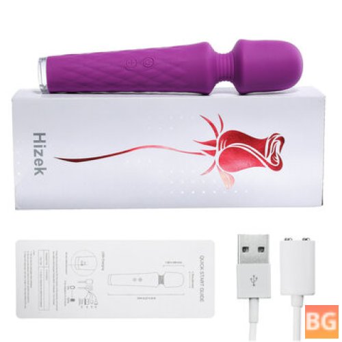 Hizek Electric Massage Wand - 7 Modes Handheld Vibrator for Women Sex Toys
