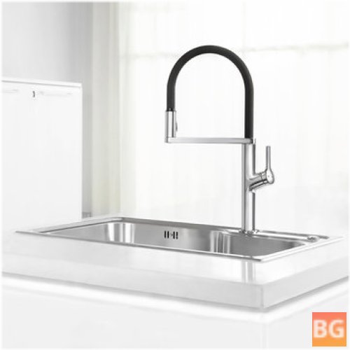Sink Sensor Faucet with Sprayer - Rotatable Touchless One-Handle Hot/Cold Mixer
