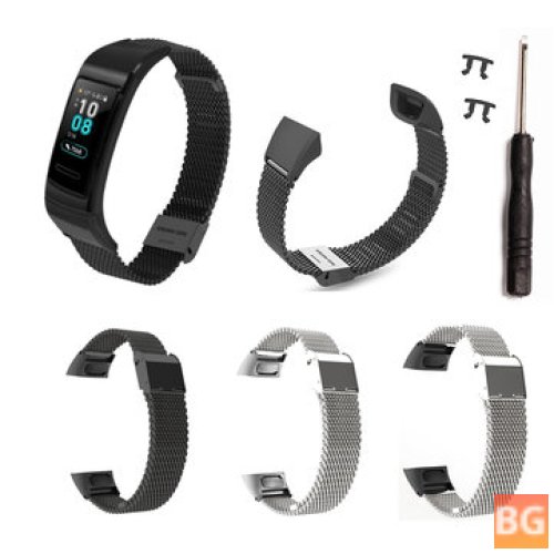 Band for Huawei Band 3/3 Pro - Stainless Steel