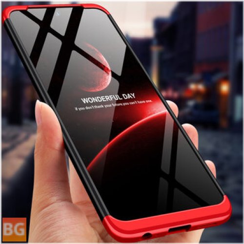 For Xiaomi Redmi Note 10/Redmi Note 10S - 3 in 1 Protective Case with Lens Protector and Frosted Anti-Fingerprint Shockproof