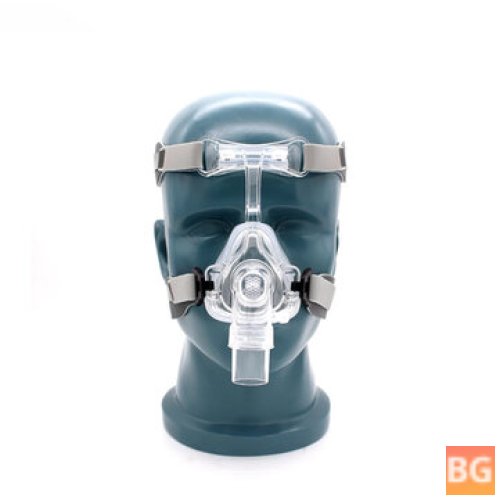 Silicone CPAP Nasal Mask with Adjustable Headgear for Sleep Apnea