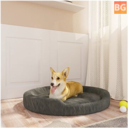 Dog Bed - 90x70x23 cm - Dark Gray