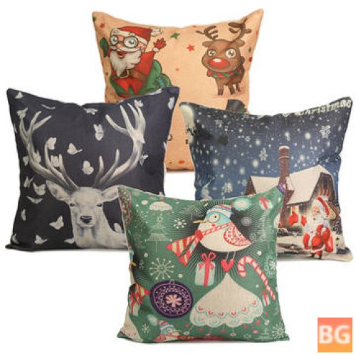 Christmas Series Throw Pillow Case - Sofa Cushion Cover