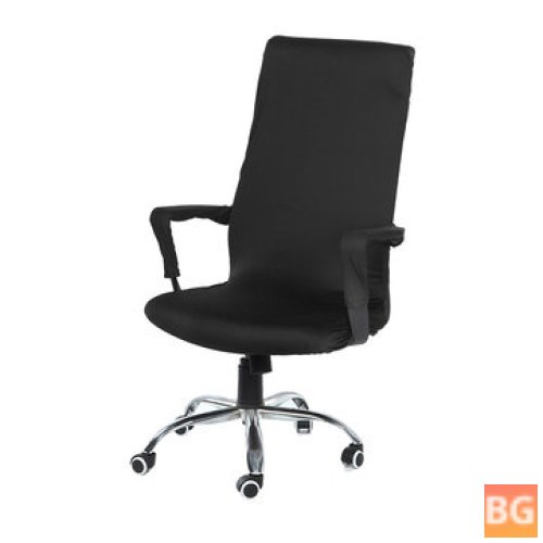 Computer Desk Chair Cover with Breathable Mesh and Stretch Fabric