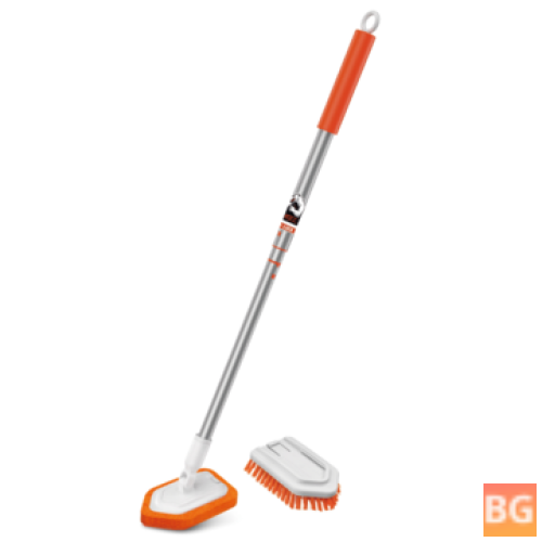 42'' Long Cleaning Tool with Tub/Tile Scrubber