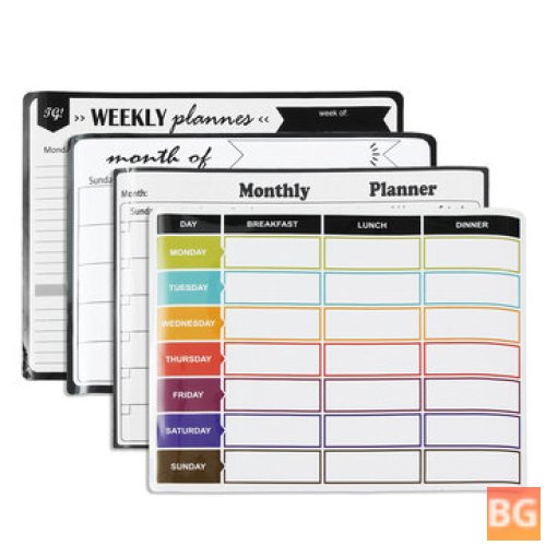 Flexible Magnetic Monthly Planner Board