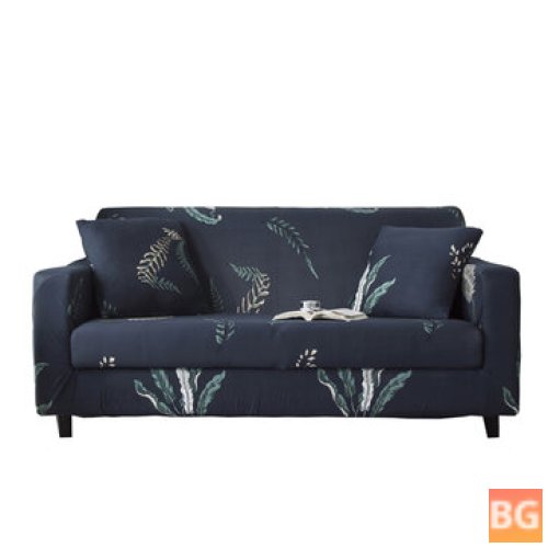 1-2 Seater Sofa Slipcover with Floral Pattern