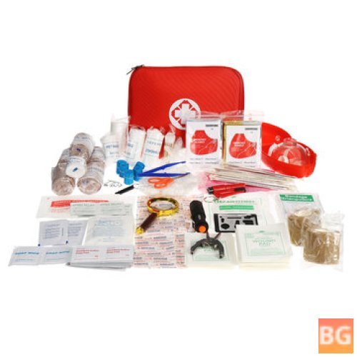 SOS First Aid Kit for Outdoor Activities - 249 Pcs