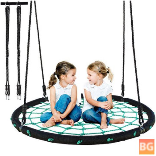 Sturdy Round Outdoor Swing for Children