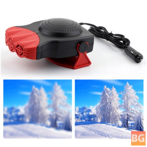 12V Dual Use Car Heater & Cooler with Swivel Handle