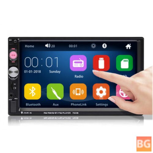 iMars 7023BT 7 Inch Car MP5 Player with Bluetooth, Touch Screen and Rear Camera