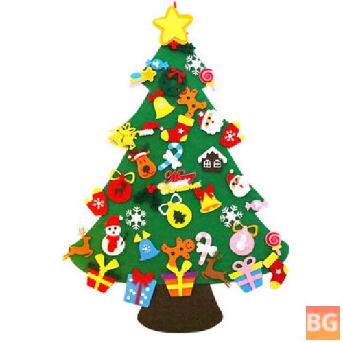 DIY Non-Woven Christmas Tree Decorations