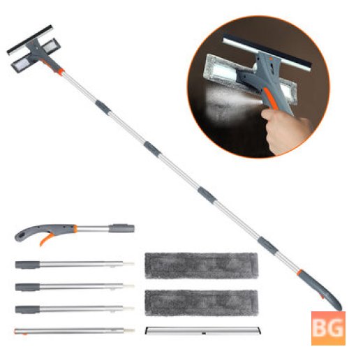 Extendable 3-in-1 Squeegee Brush