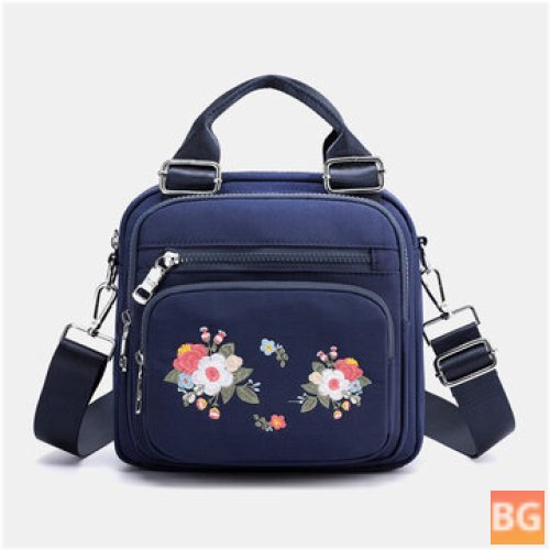 Bag for Women with Embroidered Crossbody Bag