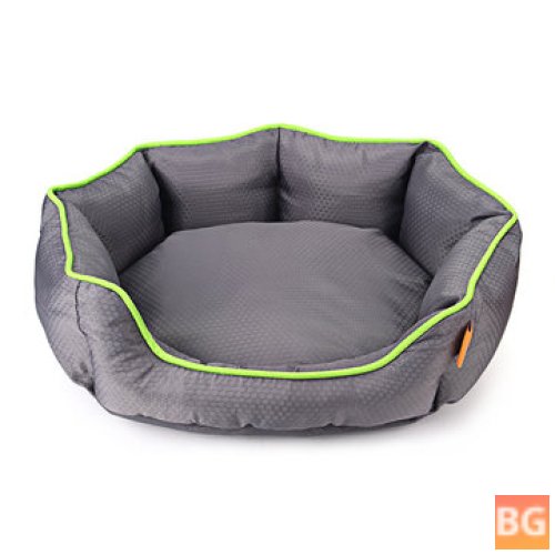 Waterproof Dog Bed with Cushion and Mat