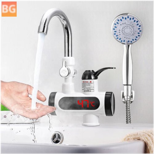 Water Tankless Faucet with 3000W Temperature - Kitchen
