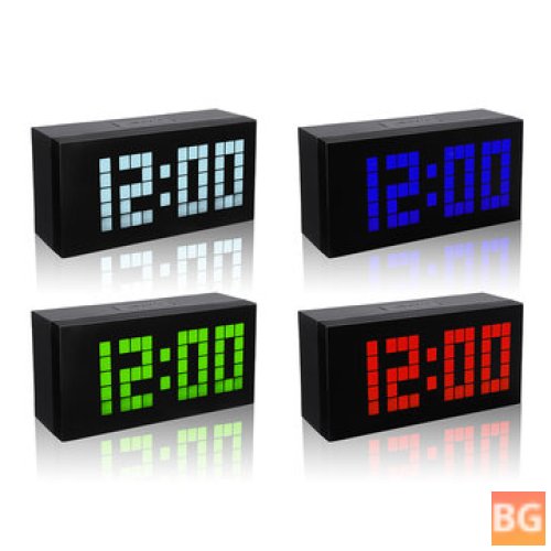 Large Digital Clock with Countdown Timer - Modern Alarm Clock