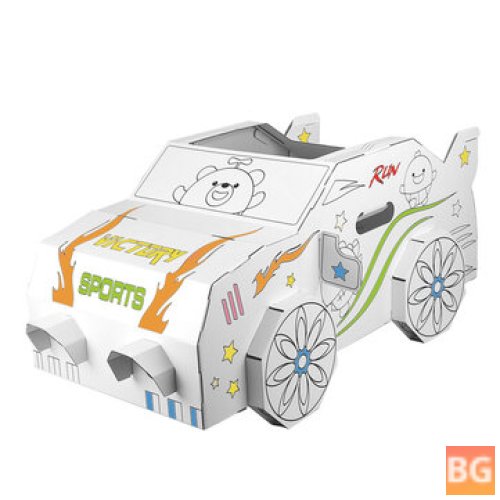 Kids' DIY Doodle Graffiti Car 3D Art Craft - Assemble Educational Toys for Children