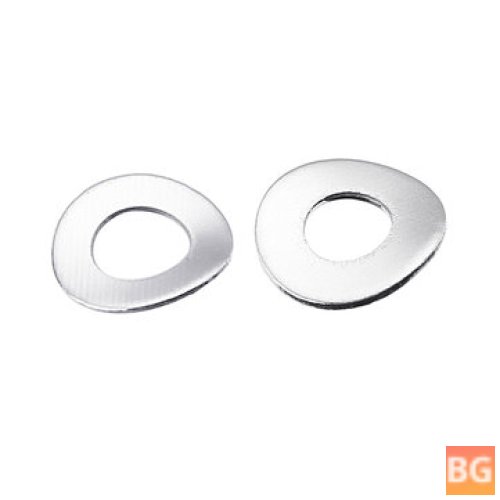 Washable Elastic Gasket Pad Assortment Kit for M3 M4 304 Stainless Steel Spring Wave Washers