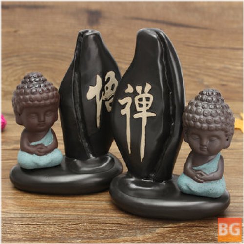 Zazen Buddhist Incense Burner Holder - Backflow Censer