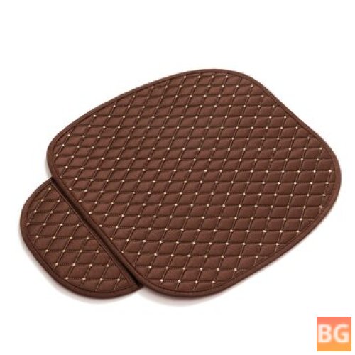 Front Car Seat Cushion - Linen with Storage Bag