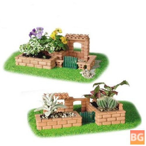 Model Building Garden with Lifelike Bricks - Construction Building